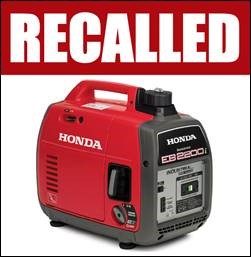 Honda Recall of Portable Generators Due to Fire and Burn Hazards