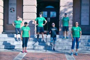 Terrell • Hogan Attorney Bradley Bodiford with Attorney Mike Freed and other marathon participants